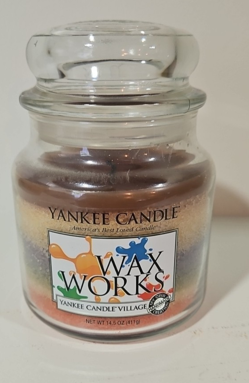 Yankee Candle Wax Works Rainbow 14.5 oz jar scented single wick handmade